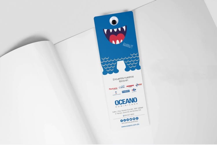 Oceano Book Shop bookmarkers