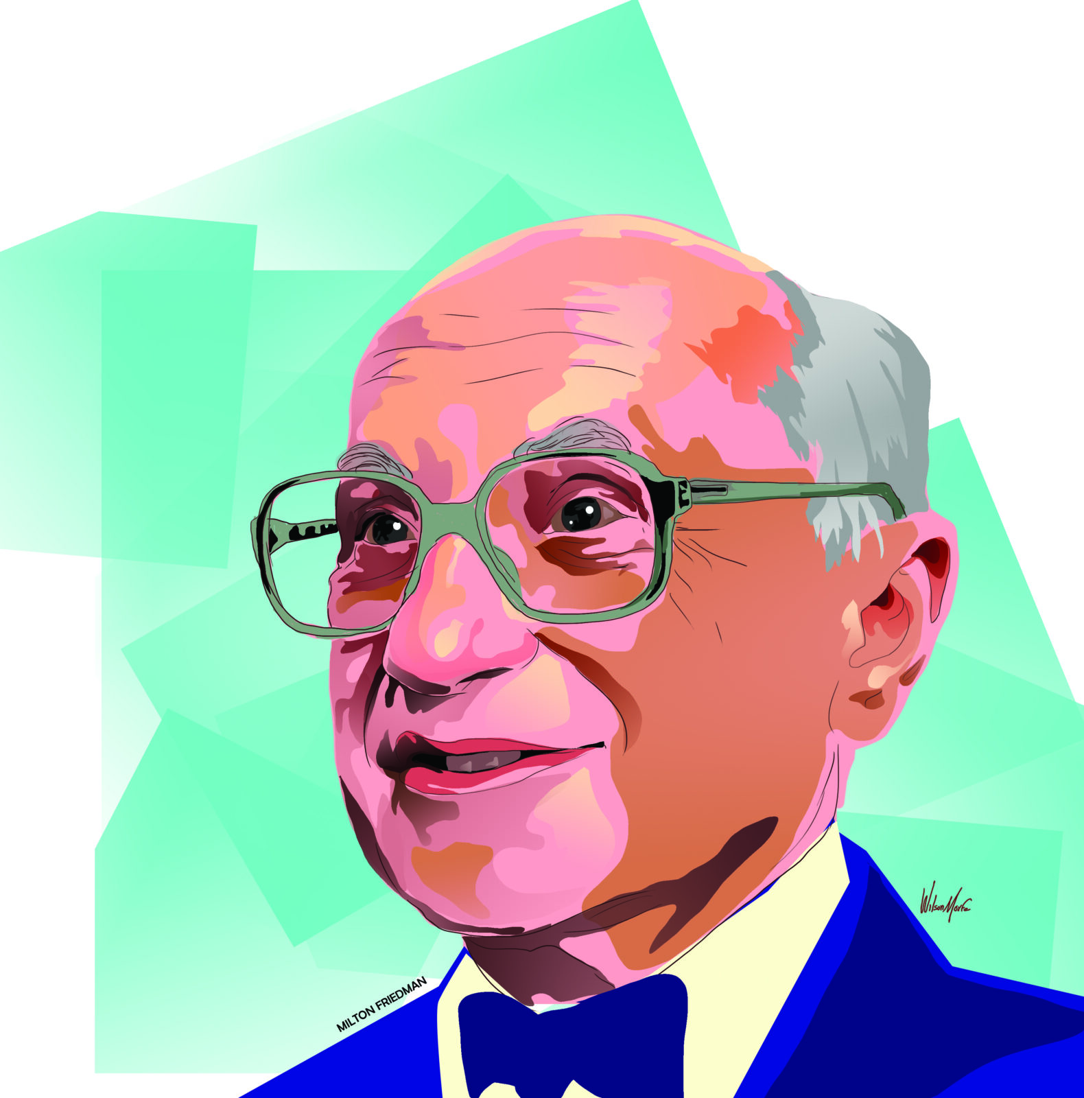 Protrait of Milton Friedman